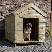 Wooden Dog House - Alpha